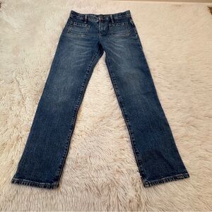 Crewcuts NWT Girls' straight-leg jean in Baltic wash adjustable waist